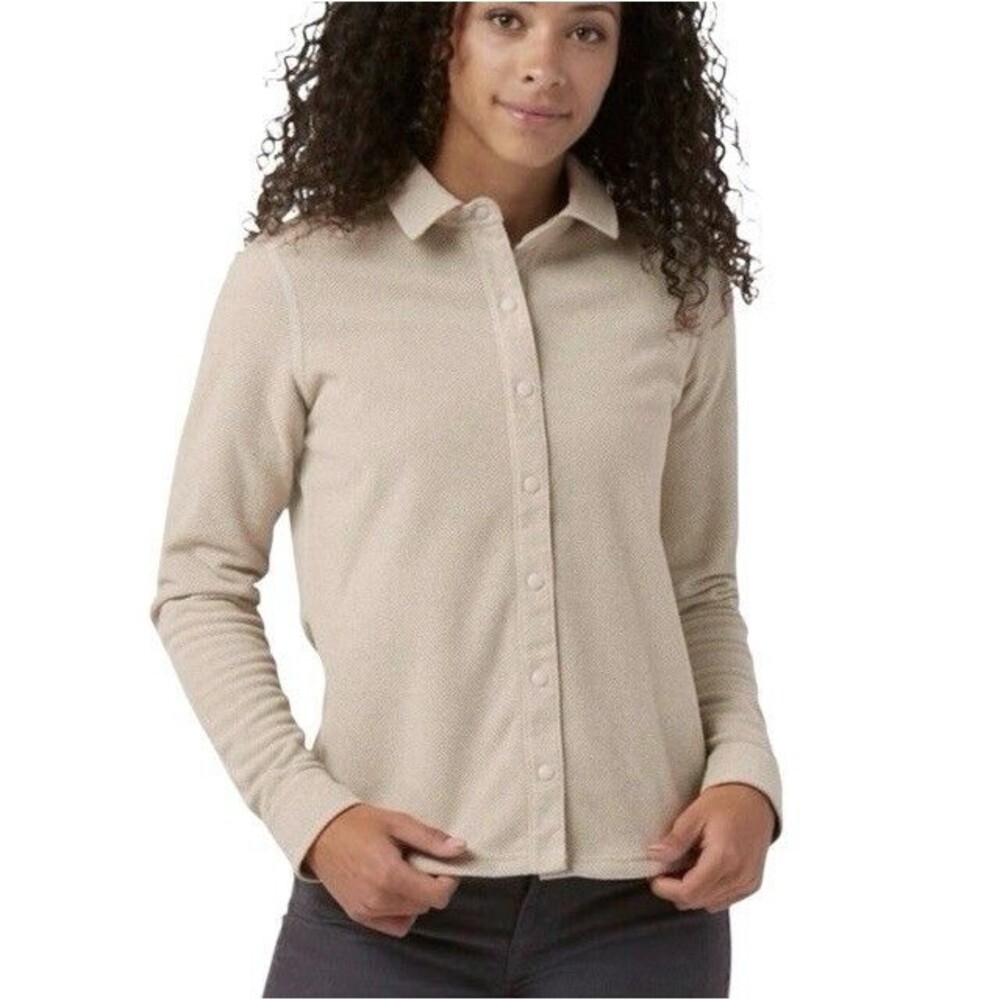 Stio Divide Shirt Women's Snap Button Outdoor Active Shacket Logo Jacket